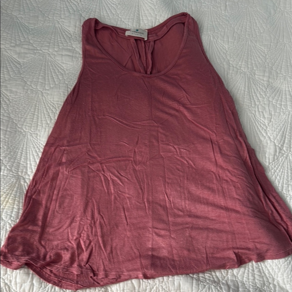 Casual Mauve Tank Top for Women